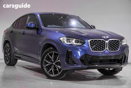 Blue 2022 BMW X4 Coupe Xdrive20I M Sport