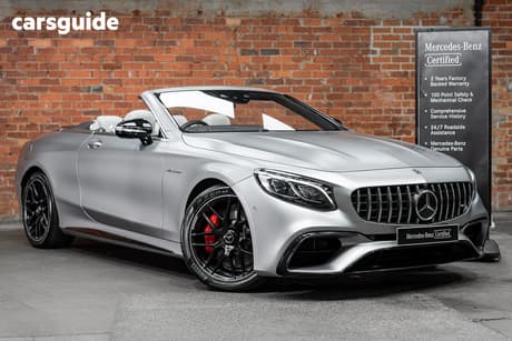 Beige 2019 Mercedes-Benz S63 Cabriolet