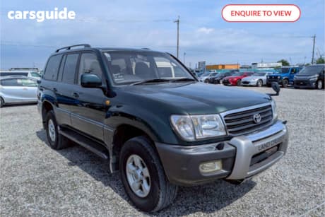 Green 1998 Toyota Landcruiser SUV VX LIMITED G-SELECTION 4WD