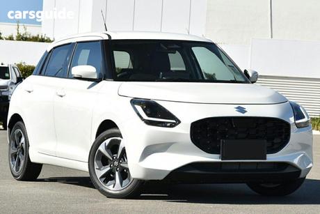 White 2026 Suzuki Swift Hatchback Hybrid Glx