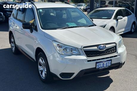 White 2014 Subaru Forester Wagon 2.5I