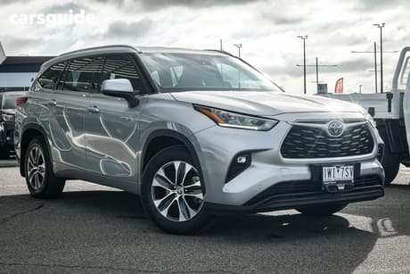 Silver 2022 Toyota Kluger Wagon Gxl Hybrid Awd