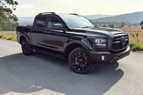 Black 2026 GWM Cannon Alpha Dual Cab Utility Lux Phev (4X4)