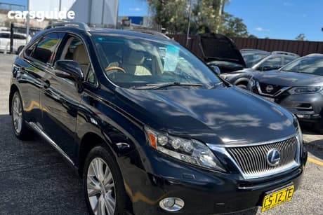 Black 2010 Lexus RX450H Wagon Sports Luxury