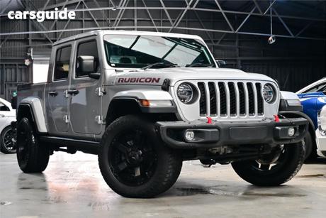 Silver 2022 Jeep Gladiator Dual Cab Utility Rubicon (4X4)