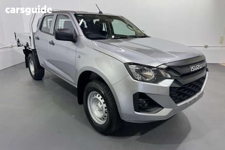 Silver 2026 Isuzu D-MAX Crew Cab Chassis Sx (4X4)