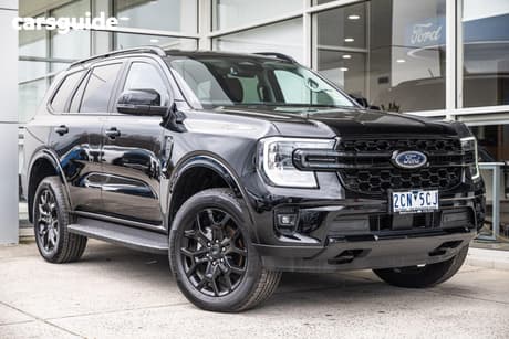 Black 2024 Ford Everest Wagon Sport (Rwd)