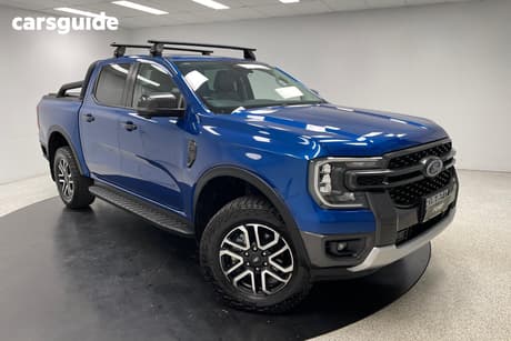 Blue 2022 Ford Ranger Double Cab Pick Up Sport 2.0 (4X4)