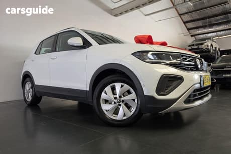 White 2024 Volkswagen T-Cross Wagon 85Tfsi Life