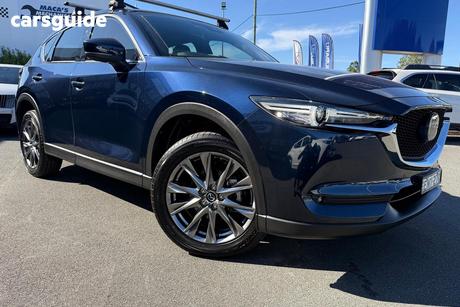 Blue 2021 Mazda CX-5 Wagon Akera (Awd)