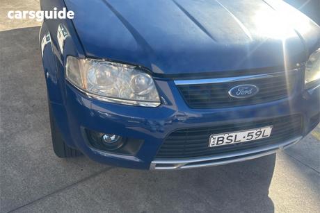 Blue 2010 Ford Territory Wagon Ts (Rwd)