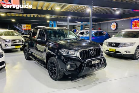 Black 2020 LDV T60 Double Cab Utility Trailrider 2 (4X4) D20