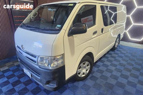 White 2011 Toyota HiAce Van Lwb