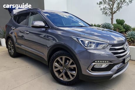 Grey 2017 Hyundai Santa FE Wagon Active X