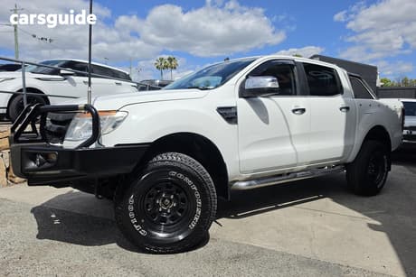 White 2012 Ford Ranger Dual Cab Utility Xlt 3.2 (4X4)