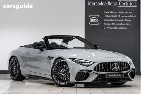 Grey 2025 Mercedes-Benz SL63 Roadster 4Matic+