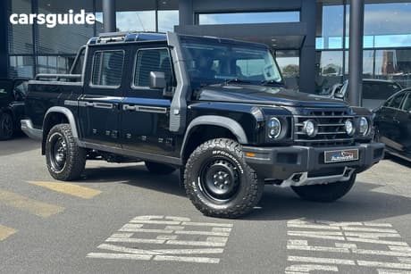 Black 2026 Ineos Grenadier Ute Tray QUARTERMASTER TRIALMASTER EDITION 4X4