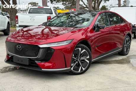 Red 2026 Mazda 6E Sedan Atenza