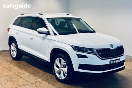 White 2018 Skoda Kodiaq Wagon 132 Tsi (4X4)