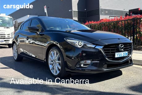 Black 2018 Mazda 3 Hatchback Sp25 Gt