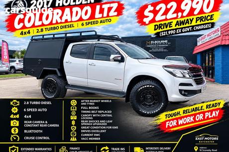 Silver 2017 Holden Colorado Crew Cab Pickup Ltz (4X4)