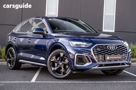 Blue 2024 Audi Q5 Sportback 40 Tdi Quattro S Line Mhev
