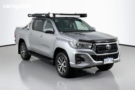 Silver 2019 Toyota Hilux Double Cab Pick Up Sr5 (4X4)