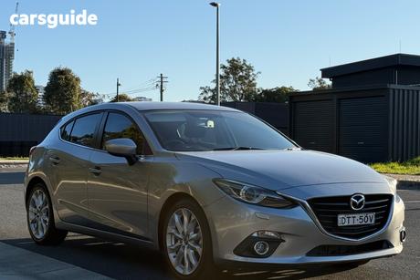 Grey 2015 Mazda 3 Hatchback Sp25 Gt