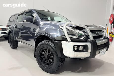 Grey 2018 Isuzu D-MAX Crew Cab Utility Ls-M Hi-Ride (4X4)