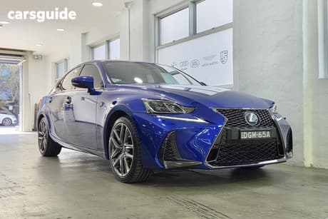 Blue 2017 Lexus IS300 Sedan F Sport