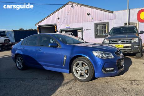 Blue 2016 Holden Commodore Sedan Sv6