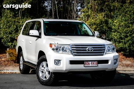 White 2012 Toyota Landcruiser Wagon Vx (4X4)