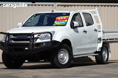 White 2019 Isuzu D-MAX Crew Cab Chassis Sx (4X4)