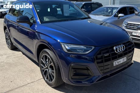 Blue 2021 Audi Q5 Wagon 45 Tfsi Quattro Sport Mhev