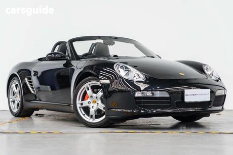 Black 2005 Porsche Boxster Roadster S