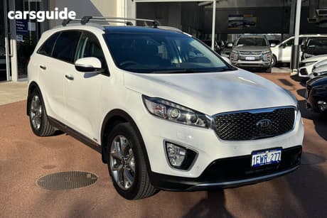 White 2015 Kia Sorento Wagon Platinum (4X4)