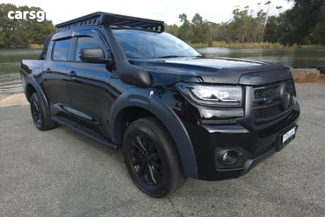 Black 2025 GWM Cannon Dual Cab Utility Vanta (4X4)