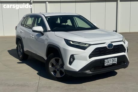 White 2023 Toyota RAV4 Wagon Gx (Awd) Hybrid