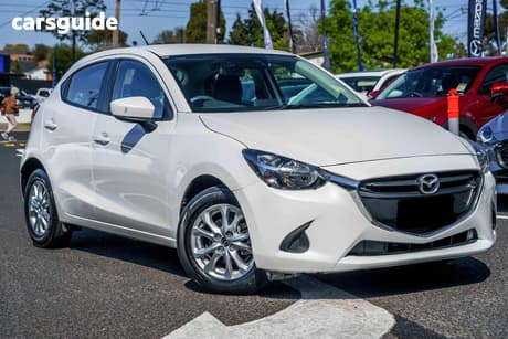 White 2017 Mazda 2 Hatchback Maxx
