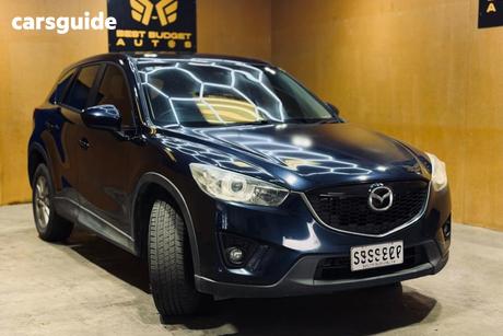 Blue 2014 Mazda CX-5 Wagon Maxx Sport (4X4)