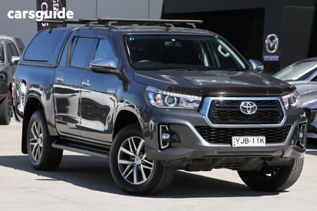 Grey 2018 Toyota Hilux Double Cab Pick Up Sr5 (4X4)