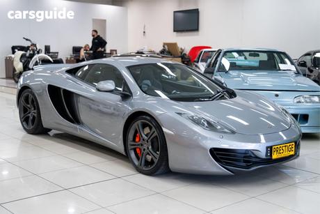 Silver 2011 McLaren MP4-12C Coupe