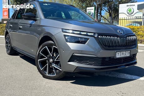 Grey 2022 Skoda Kamiq Wagon Monte Carlo 110Tsi