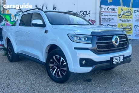 White 2025 GWM Cannon Dual Cab Utility Ultra (4X4)