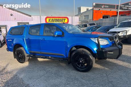 Blue 2015 Holden Colorado Crew Cab Pickup Ls (4X4)