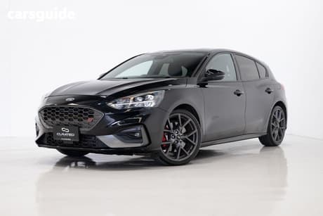 Black 2020 Ford Focus Hatchback St