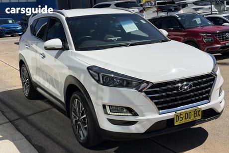 White 2018 Hyundai Tucson Wagon Elite (Fwd)