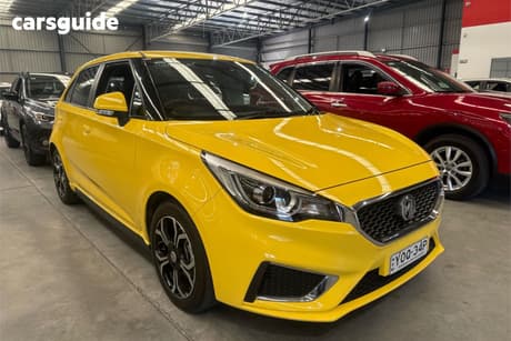 Yellow 2021 MG MG3 Hatchback Excite (With Navigation)