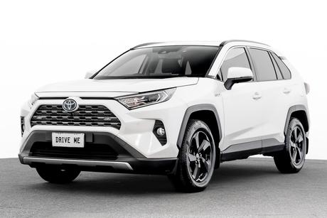 White 2021 Toyota RAV4 Wagon Cruiser (Awd) Hybrid