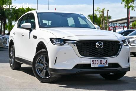 White 2025 Mazda CX-60 Wagon G25 Pure
